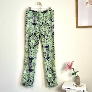 Floral Print Drawstring Pants